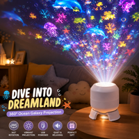 Thumbnail for SeaDream – Divertido y educativo – Lámpara de noche LED giratoria de 360°