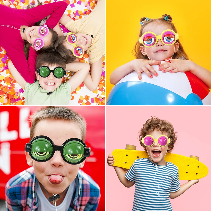FunGoggles – Divertido e interactivo: gafas de juguete con ojos grandes que parpadean