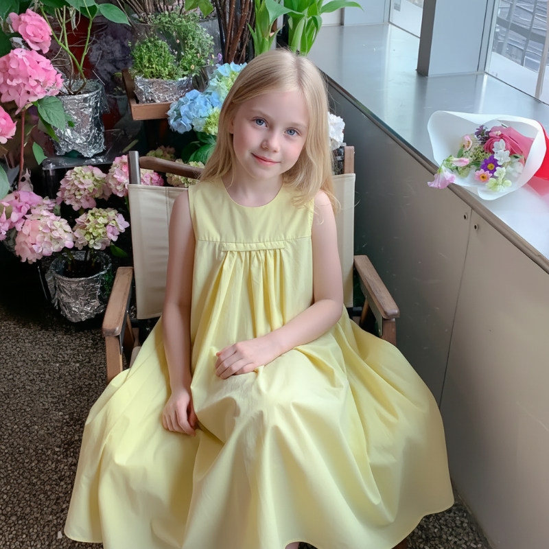Summer Dress – Ligero y veraniego – Vestido amarillo de verano