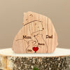 Family Puzzle™ – Regalo personalizado para el Día de la Madre con una familia de ositos