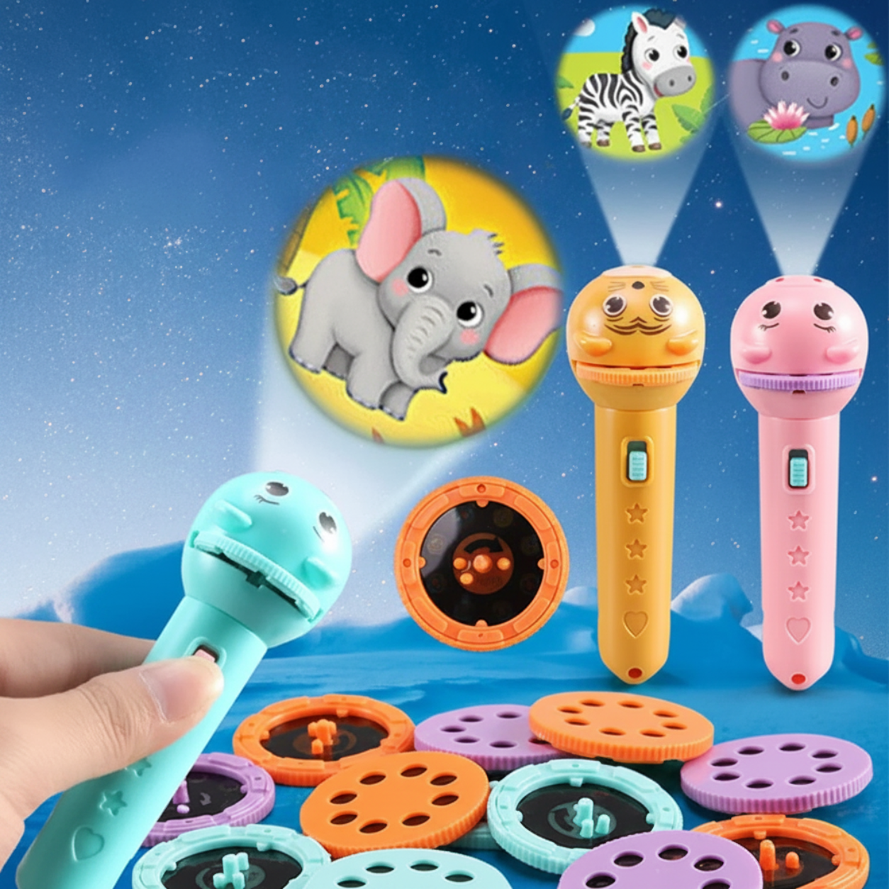 Story Torch™ - Magia para dormir - Proyector para crear historias