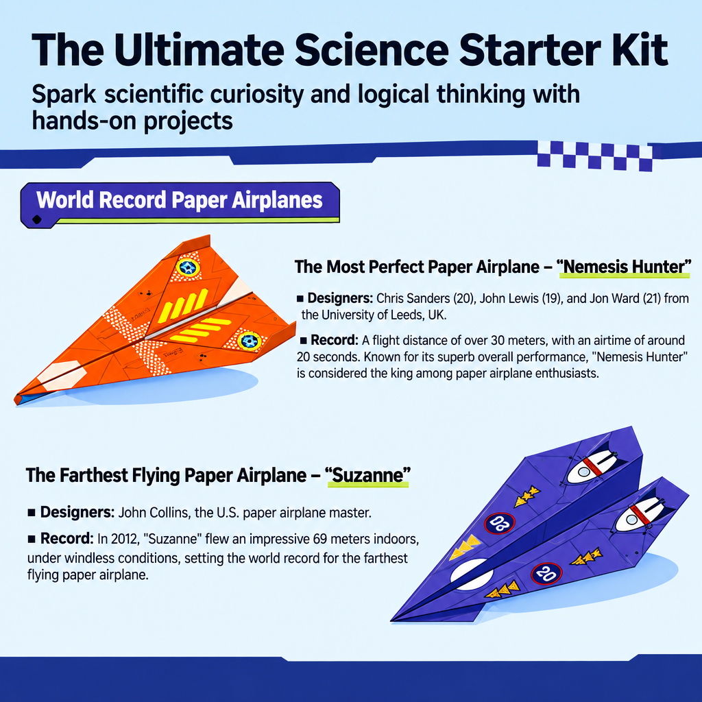 PaperFly – Creativo y educativo – Set de aviones de origami