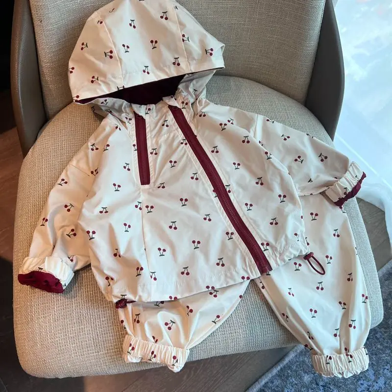 SoftBreeze – Resistente al viento y cómodo: conjunto de 2 piezas para niños (chaqueta y pantalón)