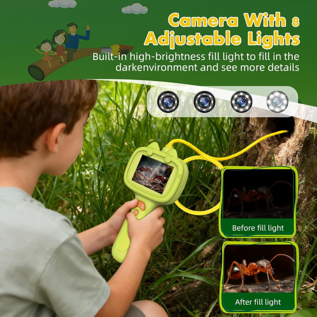 WonderScope – Educativo y aventurero: endoscopio con luz