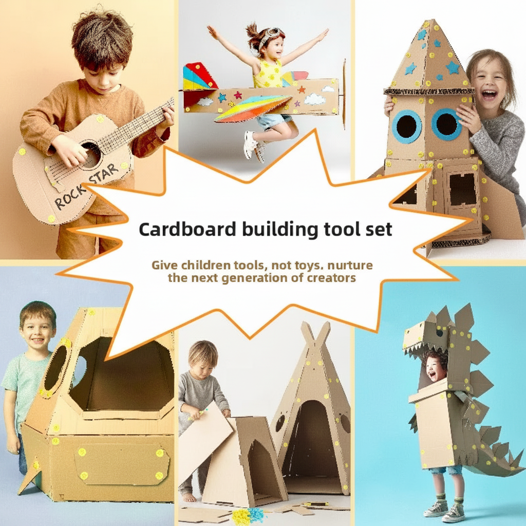CardboardMaster – Lúdico y educativo – Kit de manualidades para cartón