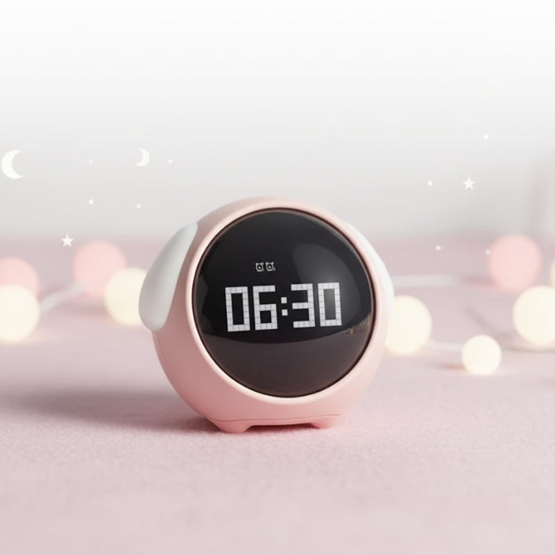 Cute Expression Alarm Clock – Bonito y práctico: despertador para niños