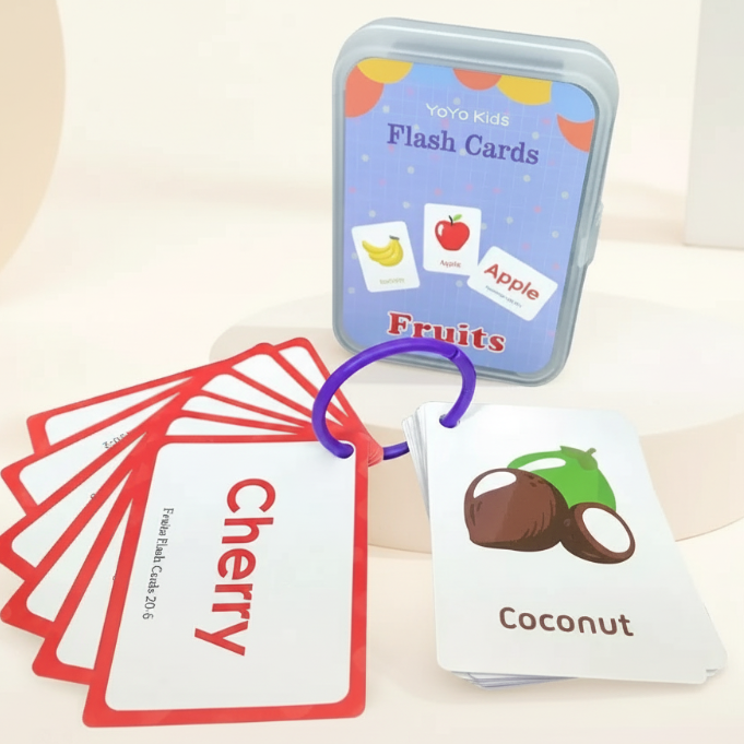 SmartyCards – Alegre y rico en lenguaje – Tarjetas educativas con palabras (inglés)