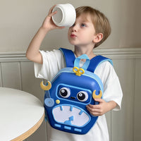Thumbnail for MiniBot – Atrevido y práctico: mochila infantil con diseño de robot