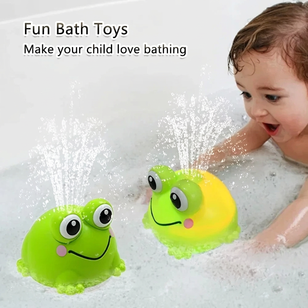 FrogSplash – Alegre e interactivo – Fuente de agua automática