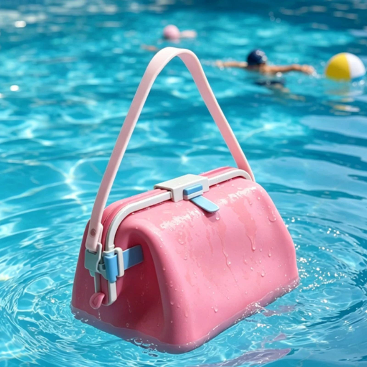SeaBag – Diversión acuática y práctico: bolso de hombro grande de silicona impermeable
