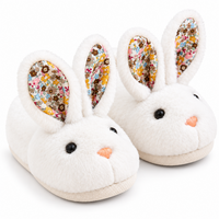 Thumbnail for BunnyToes – Suaves y cálidas: zapatillas de peluche con forma de conejo