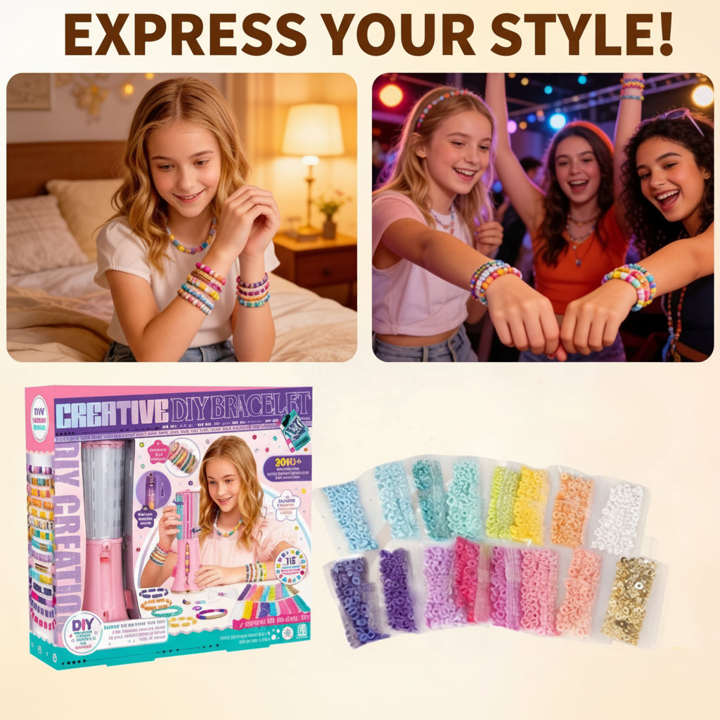BeadMaster – Creativo y educativo – Kit para hacer pulseras DIY