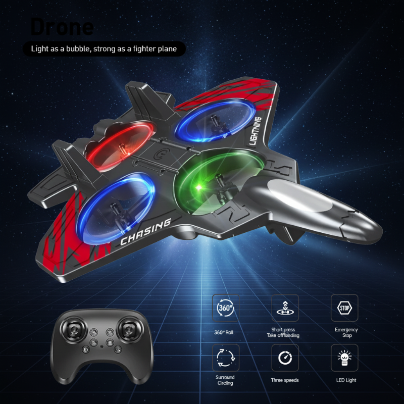 AeroBattle – Acción y diversión: avión acrobático teledirigido con luces