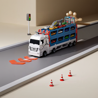 Thumbnail for CarHauler – Divertido y lleno de aventuras – Set de juego con camión transportador de coches y coches de carreras