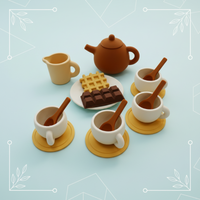 Thumbnail for MiniBrew – Lúdico y educativo – Juego de té de silicona