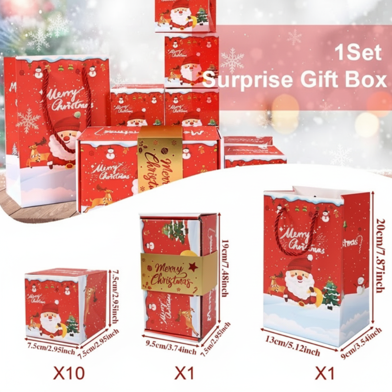 MerryPop – Mágico y sorprendente – Caja regalo de Navidad con dinero