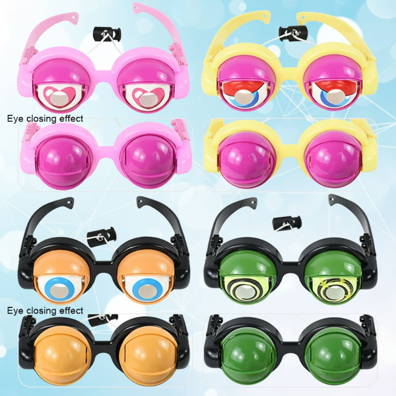 FunGoggles – Divertido e interactivo: gafas de juguete con ojos grandes que parpadean