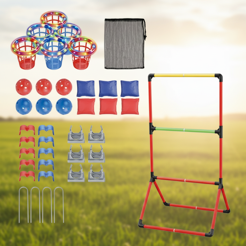 Sandbag Toss Game – Interactivo y al aire libre – Set de juego con bolsas de semillas