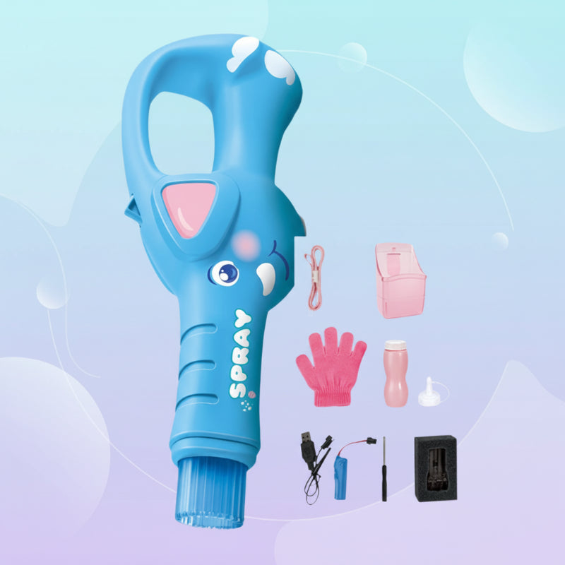 Electric Bubble Maker – Recargable y con luz para niños