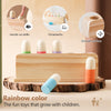 Color Spring: jugar y desarrollarse: juguetes sensoriales de madera para bebés
