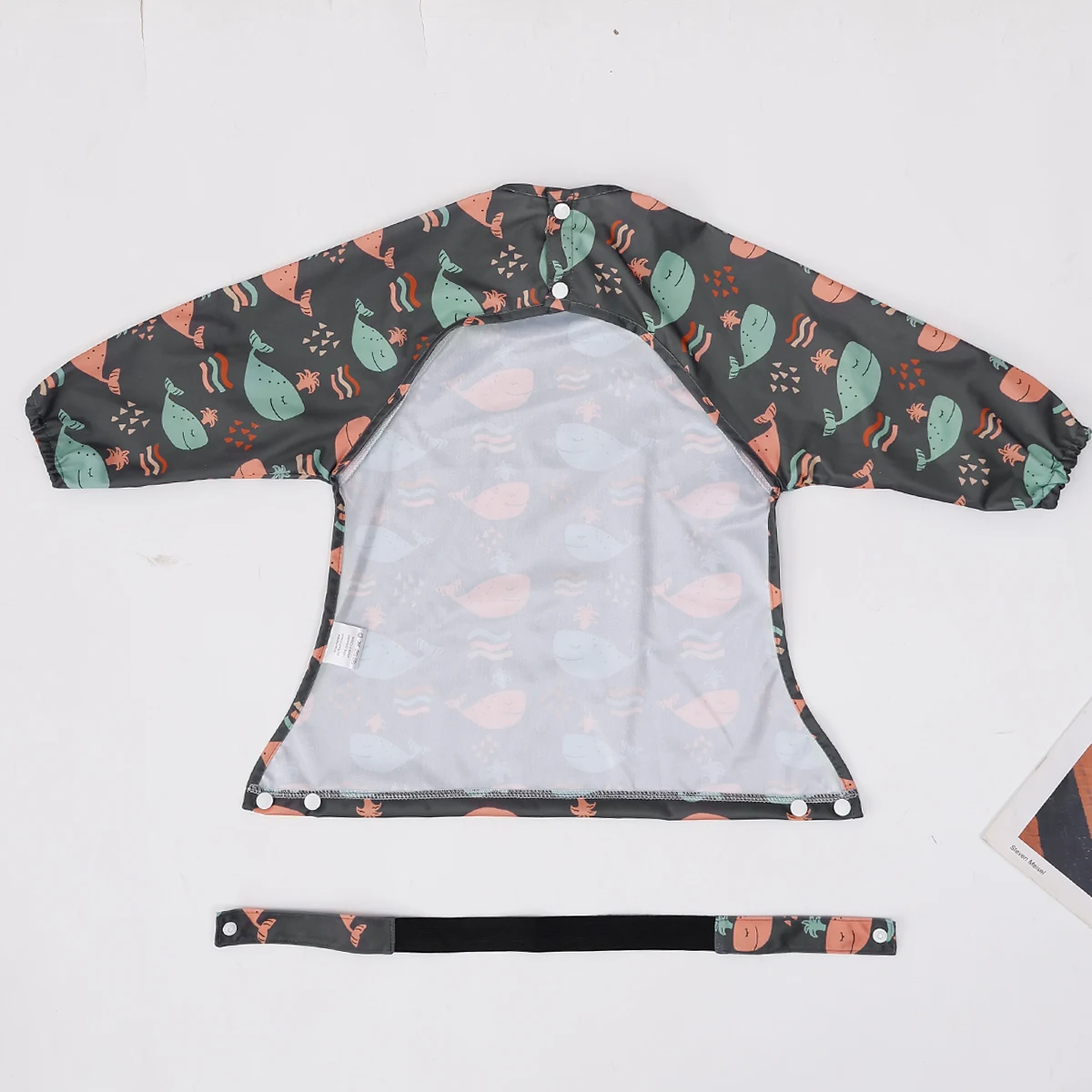 MessyFree – Impermeable y práctico: delantal para bebés de manga larga