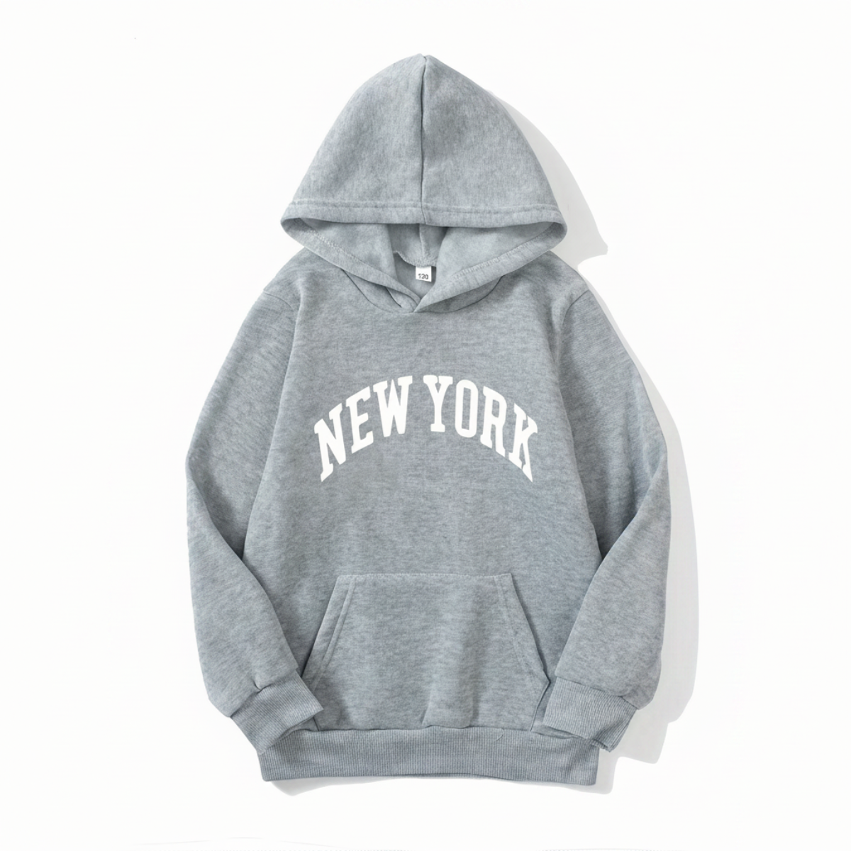 MiniUrban – Acogedor y con estilo: jersey con capucha y estampado de Los Ángeles/Nueva York