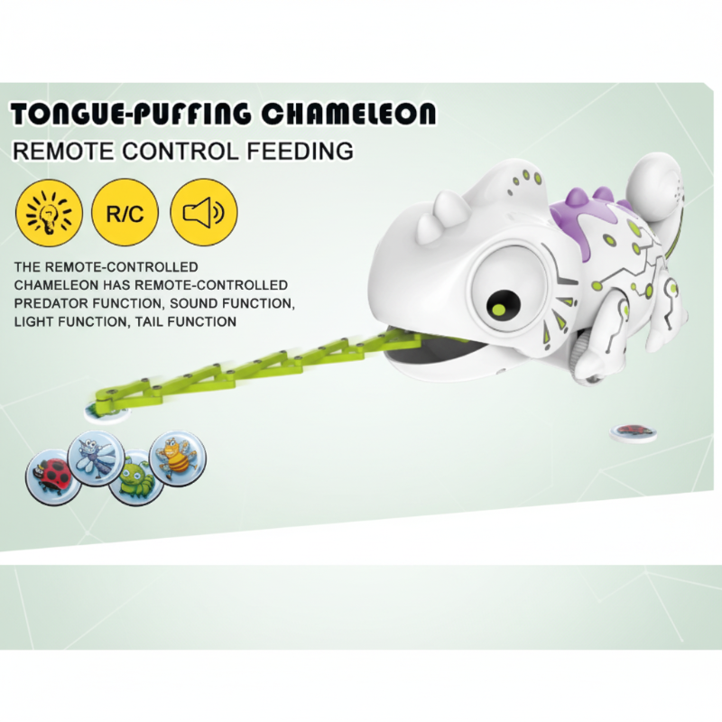 SmartChame – Interactivo y divertido: camaleón teledirigido RC