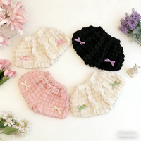 Thumbnail for LovelyBloom – Suave y adorable – Pantalonitos de niña con volantes y lazo