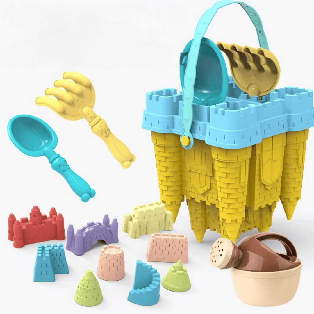 Beach Castle Play Set™ - Diversión en la playa para niños - Set de castillos de arena