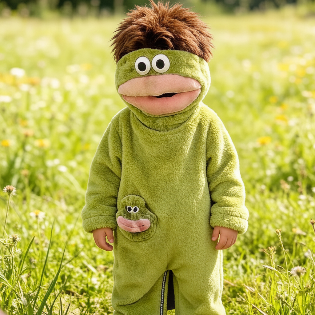 LittleMonster – Cómodo y adorable: mono infantil con un divertido diseño de monstruo