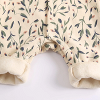 Thumbnail for FloraCozy – Suave y cálido – Body de invierno para niñas con motivos florales