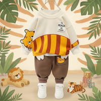 Thumbnail for Mini Fashion™ - Cálido y suave: conjunto de ropa infantil de dos piezas