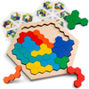 Hexagon Puzzle™ - Soluciones infinitas - Rompecabezas hexagonal