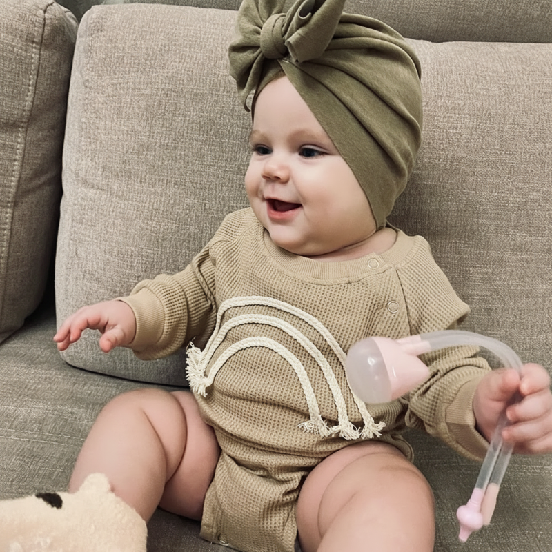 SnuggleHue – Suave y cómodo – Bodie para bebé «Arcoíris»