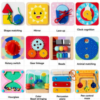 Thumbnail for TinySkills – Creativo y educativo – Tablero magnético Montessori «Busy Board»