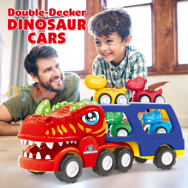 DinoDrive – Creativo y aventurero – Set de juego «Camión 5 en 1»