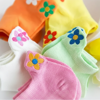 Thumbnail for PlayfulToes – Coloridos y suaves – Calcetines cortos para niños (juego de 5)