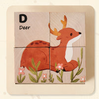 Thumbnail for WoodMind – Creativo y educativo: rompecabezas de madera con animales Montessori 6 en 1