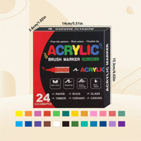 Thumbnail for ColorCraft – Creativo y sostenible – Rotuladores acrílicos con punta de pincel