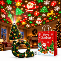 Thumbnail for HolidayBeam – Festivo y acogedor: proyector navideño USB con patrones de luz