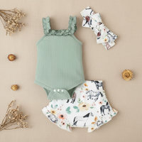 Thumbnail for Baby Girl Summer Outfit – Bonito y ligero – Conjunto de ropa para bebé