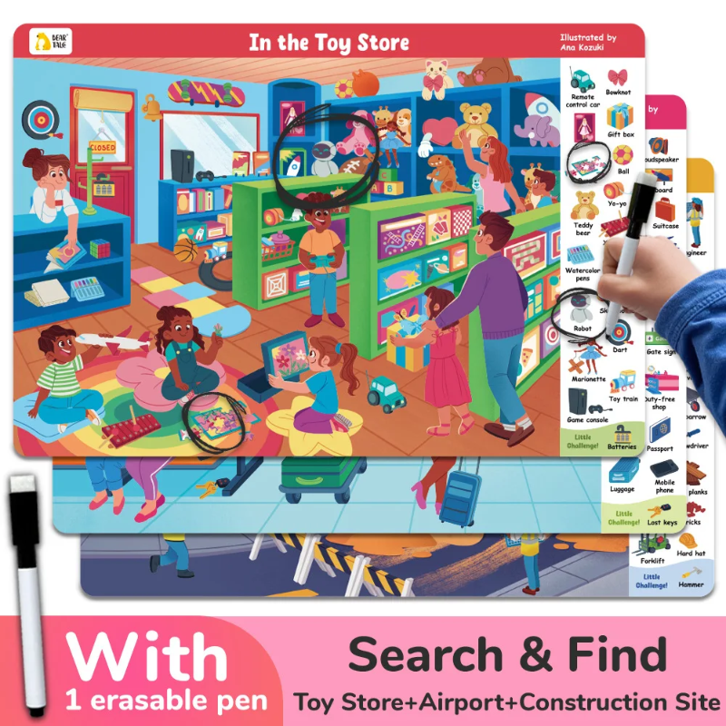 Search and Find Game – Aprendizaje y diversión – Libro de actividades