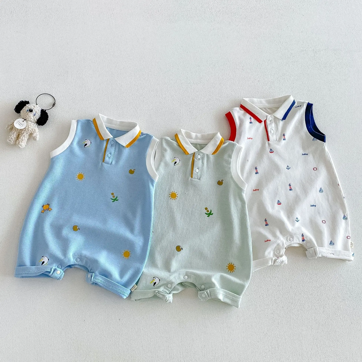 SunnyBaby – Cómodo y adorable: body tipo polo para bebés