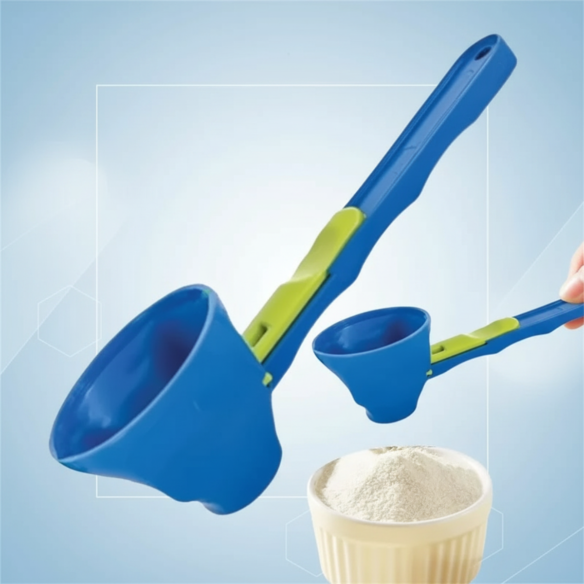 PourPerfect – Cocina y productos a medida – Vaso medidor, cuchara y embudo