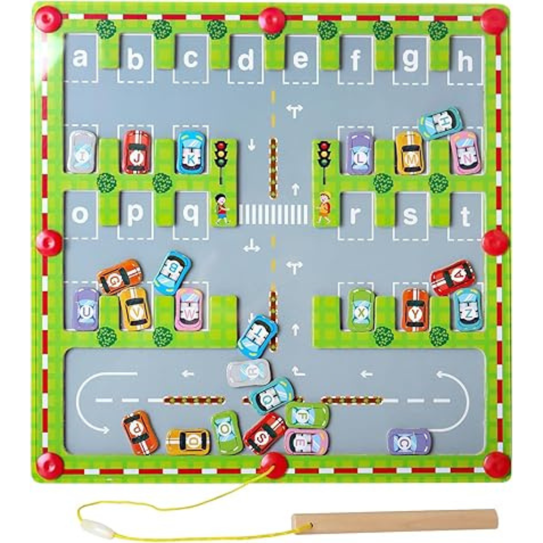 AlfaKids – Aprender y descubrir - Tablero magnético para jugar al abecedario