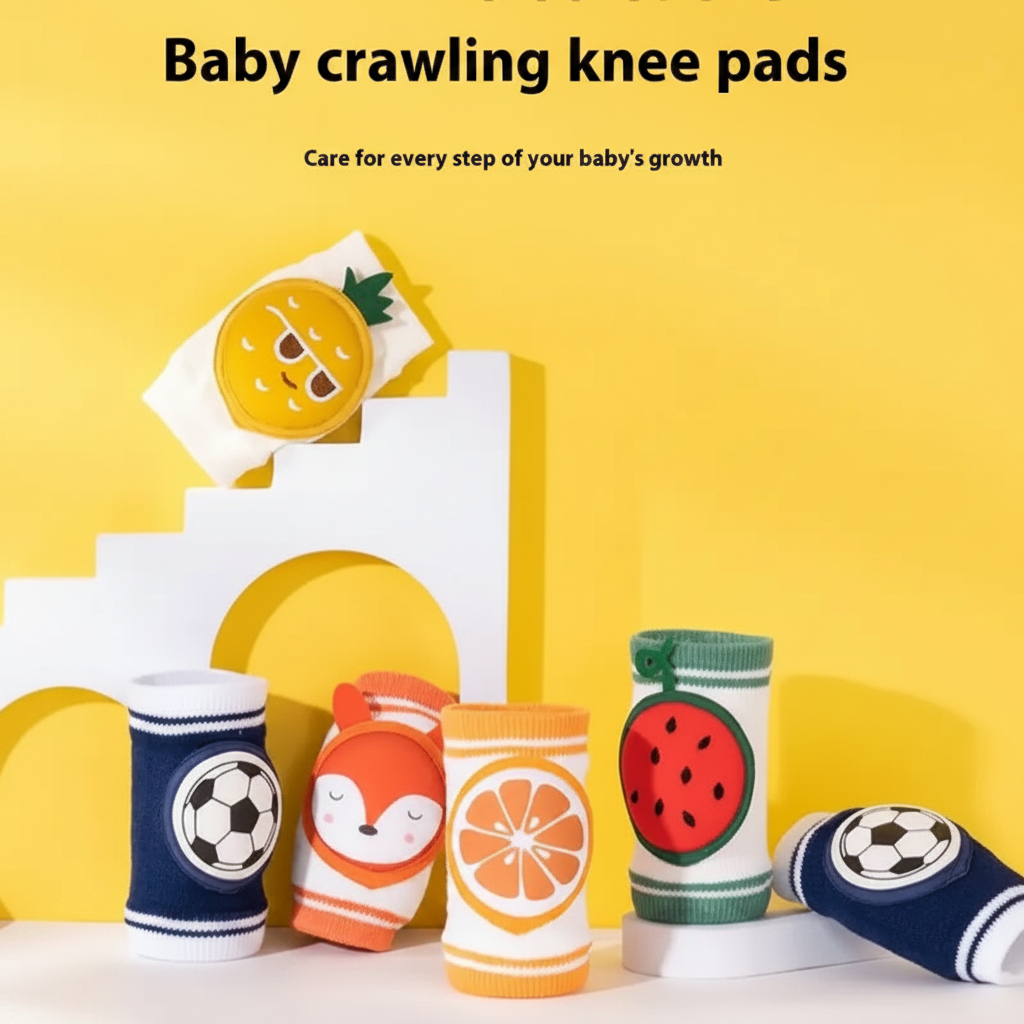 CrawlSafe – Prácticas y suaves: rodilleras para gatear