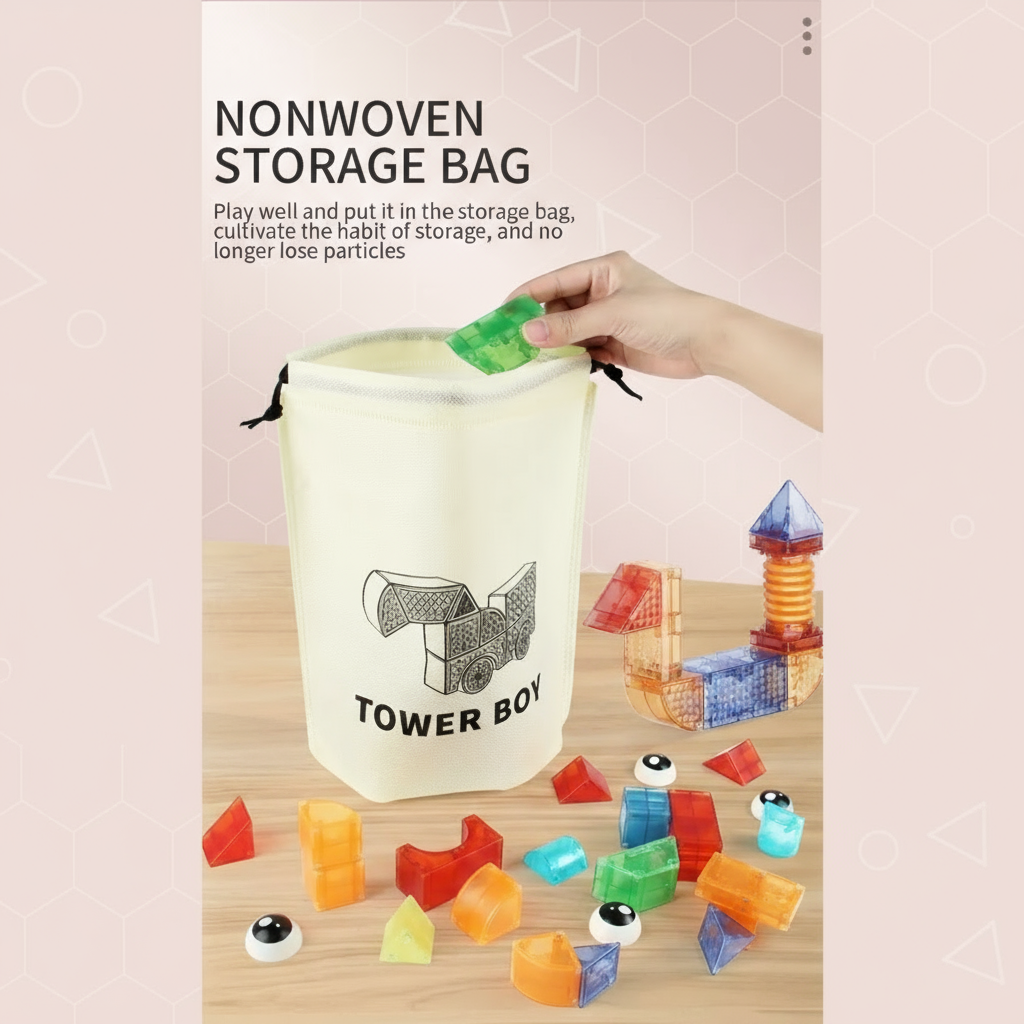 MagniCube – Creativo y educativo: juego de bloques magnéticos