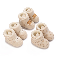 Thumbnail for TinyBoots – Acogedoras y cómodas: zapatitos de felpa para bebés para el invierno
