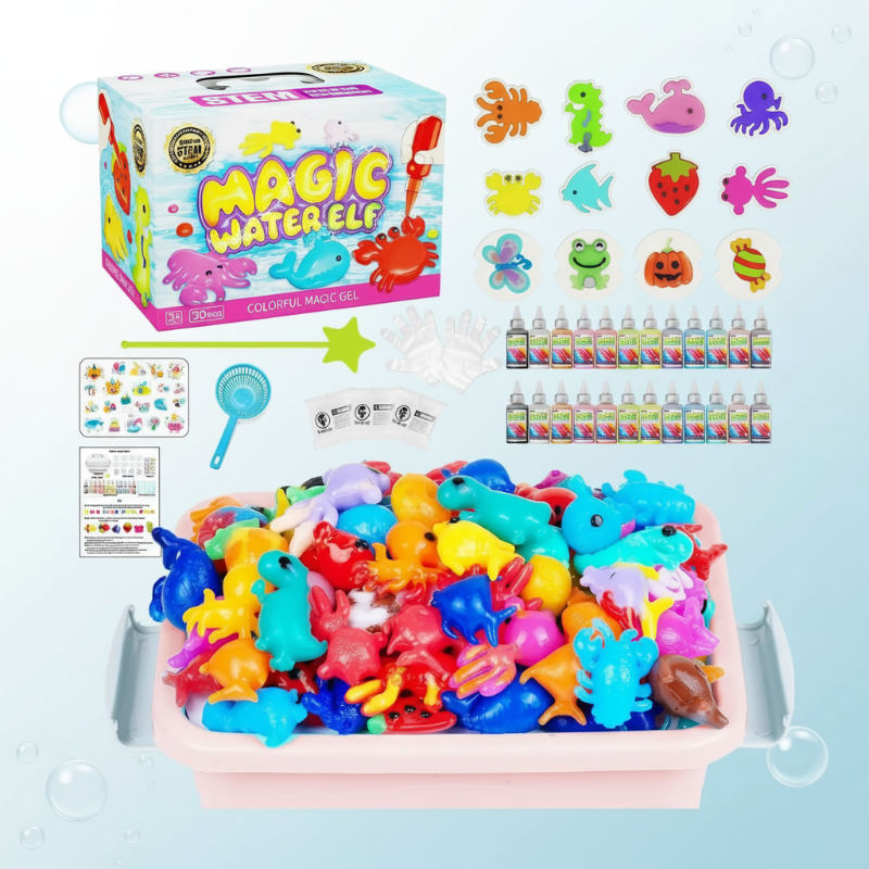 Magic Gel Water Beads – Creativo y sensorial – Set de juego «Formas de agua»