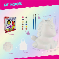 Thumbnail for MiniCrafters – Creatividad y aprendizaje – Set de pintura de animales para lámparas DIY